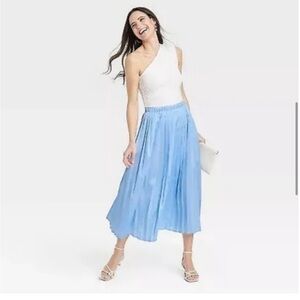 a new day Women's Blue Maxi Skirt